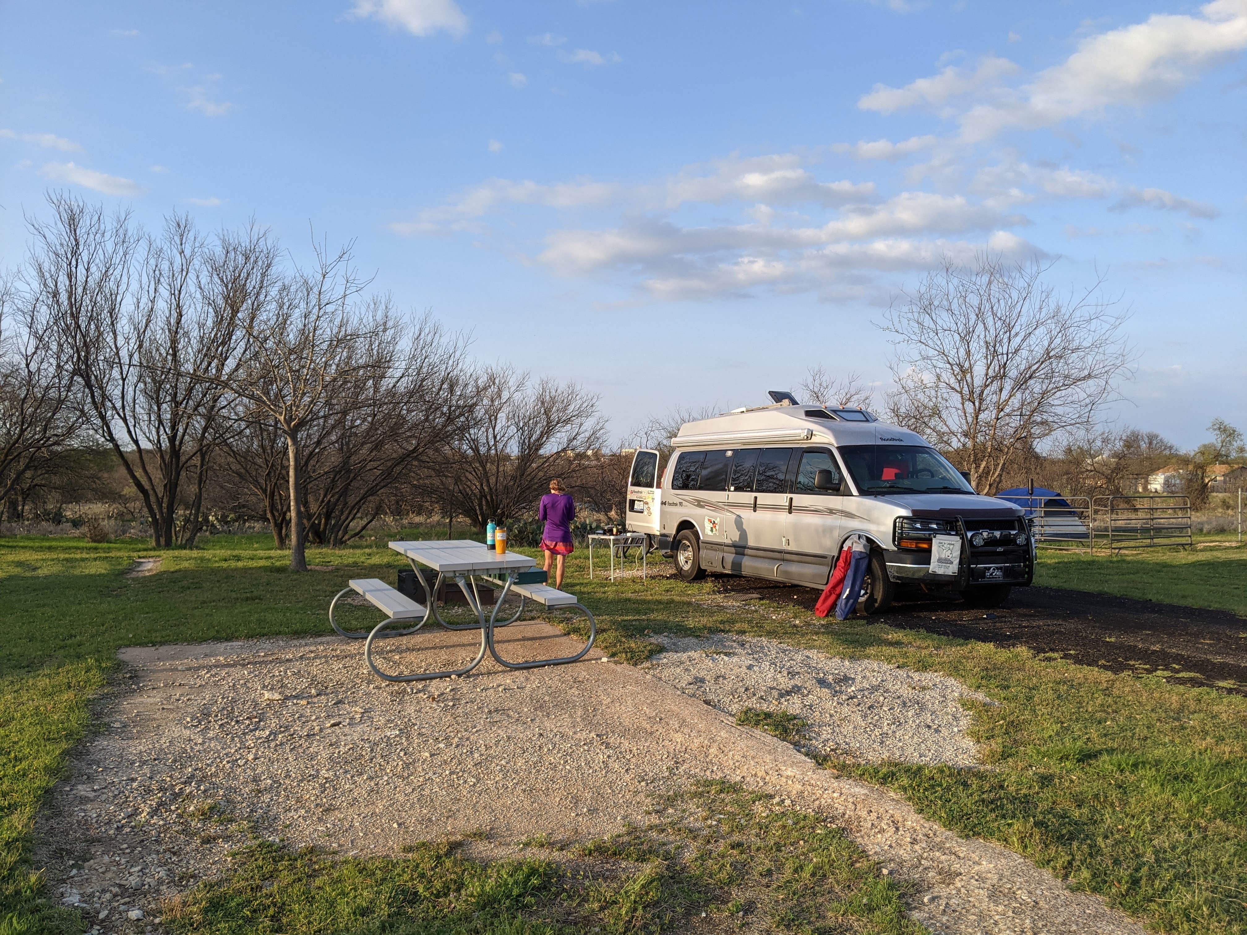 Ari A.'s photo of rv camping at Fort Richardson State Park Hist. Site and Trailway near Jacksboro, TX