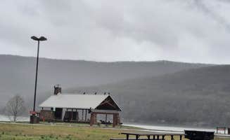 Steve S.'s photo of glamping accommodations at Lake Fort Smith State Park Campground near Hartford, AR