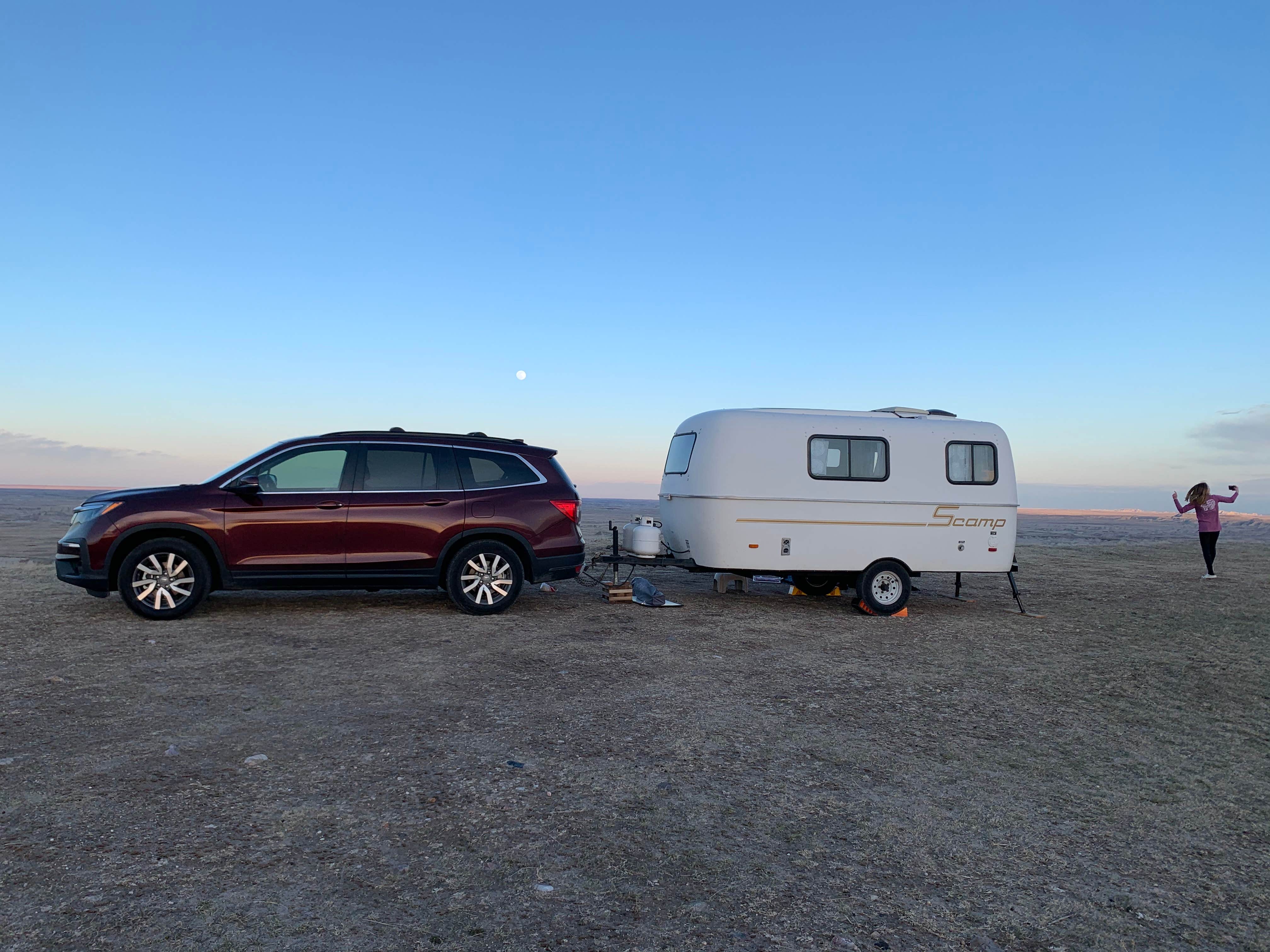 Andrea's photo of rv camping at Buffalo Gap Dispersed Camping near Badlands National Park