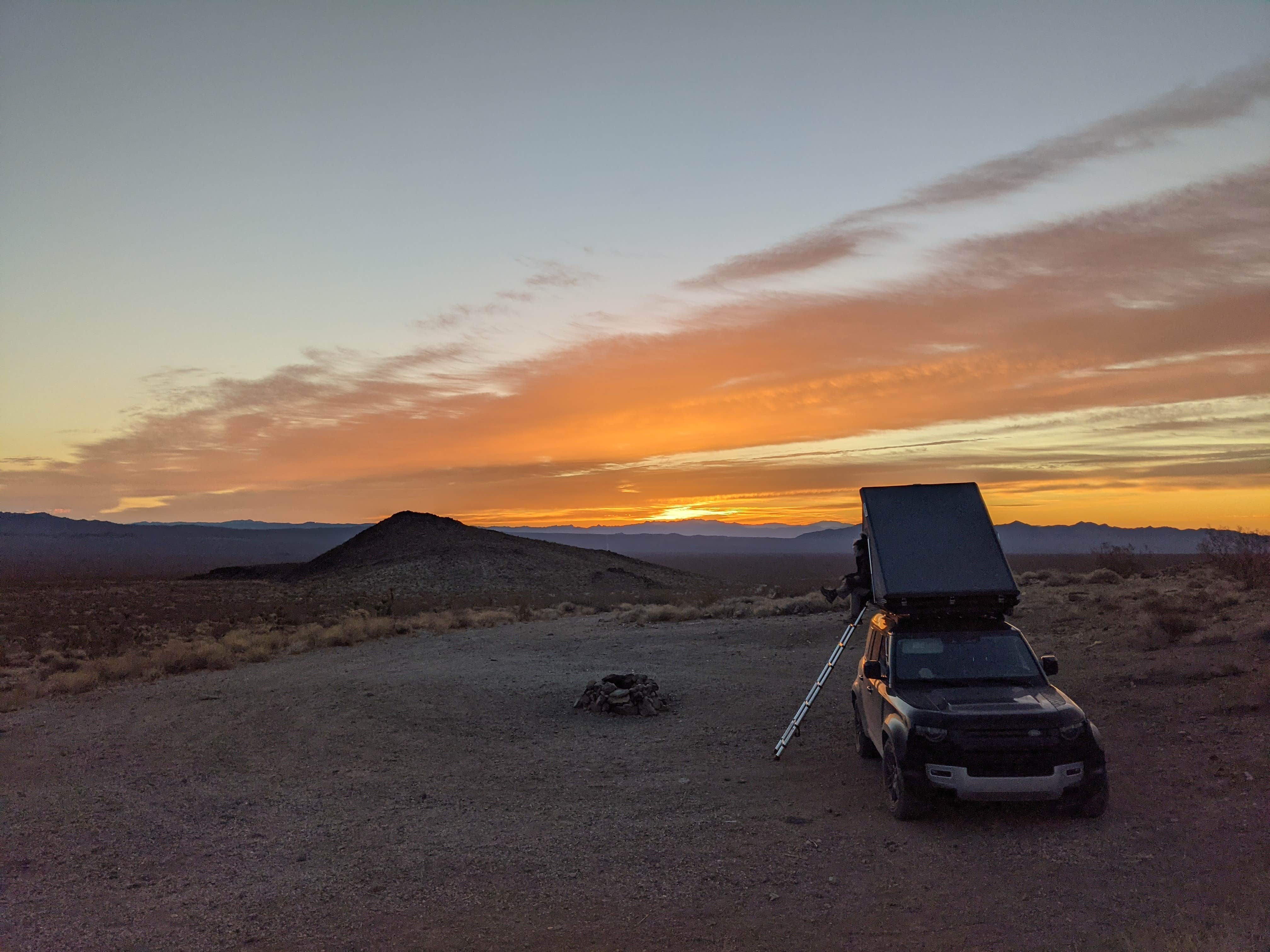 Meghan's photo of a dispersed camping area at Piute Range Dispersed Camping — Mojave National Preserve near Laughlin, NV
