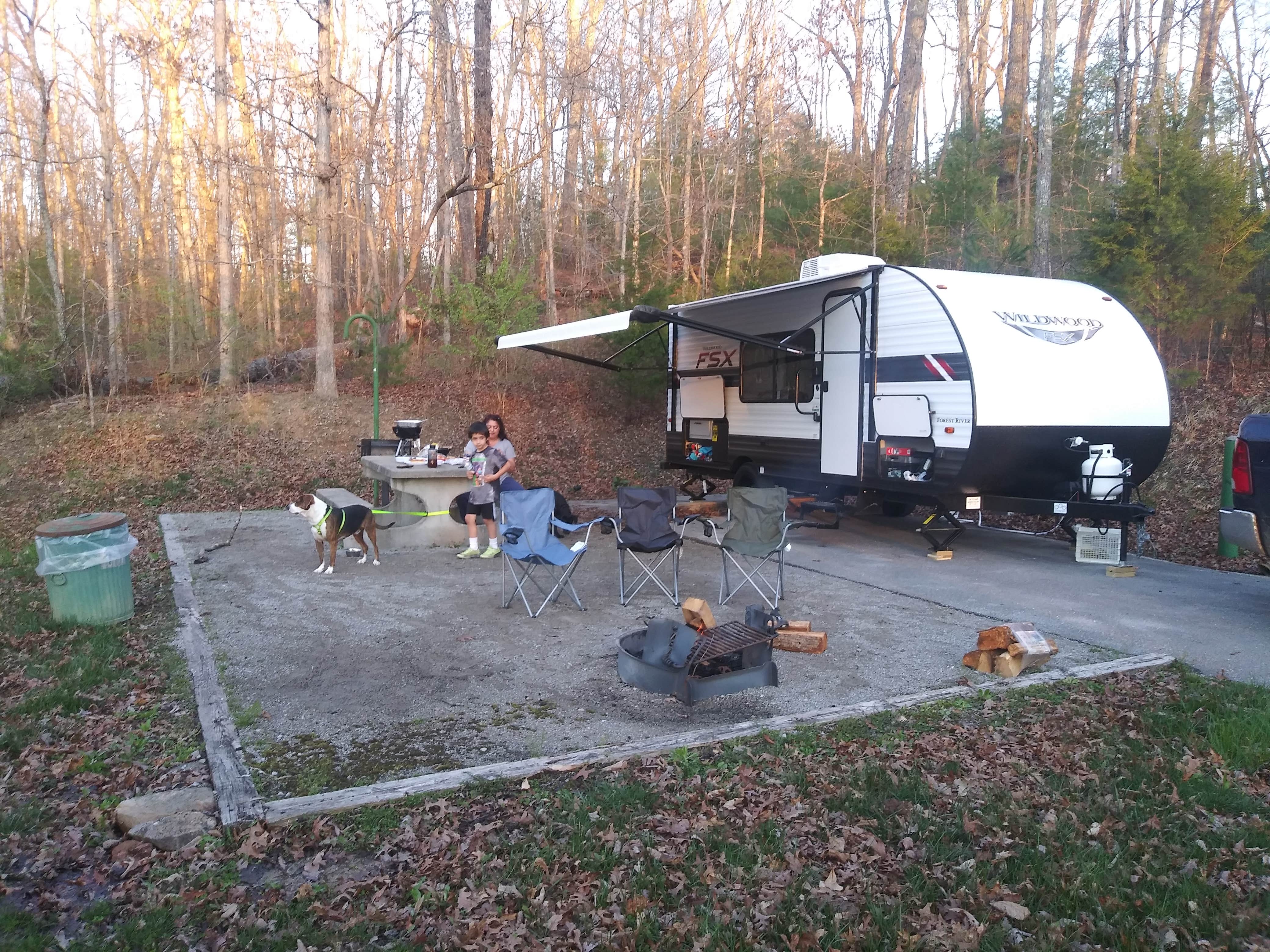 John's photo of rv camping at Cumberland Mountain State Park Campground near Pleasant Hill, TN