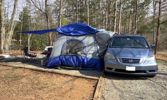 Camping near Emporia KOA Holiday: Medoc Mountain State Park Campground, Hollister, North Carolina