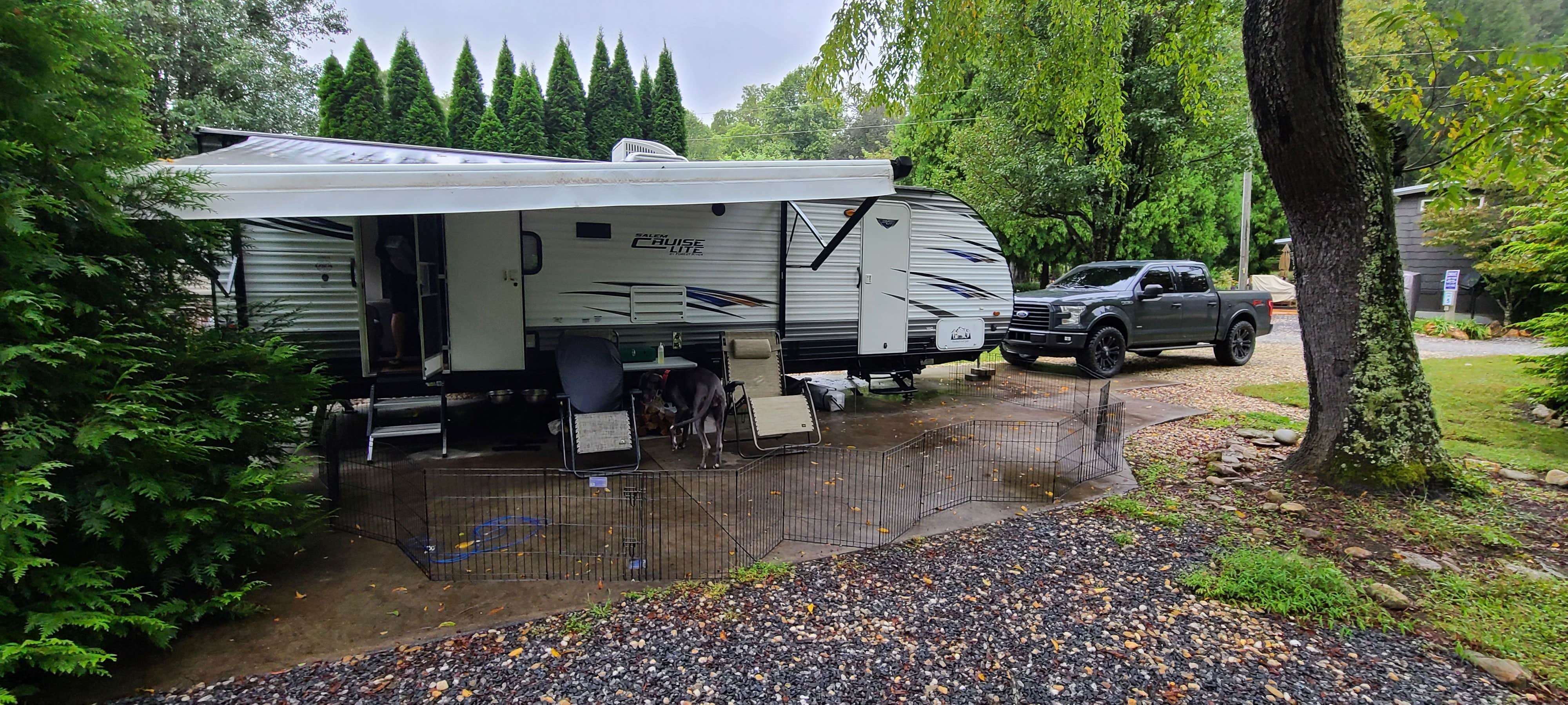 Michael S.'s photo of rv camping at Starlite Trailer Lodge near Blowing Rock, NC