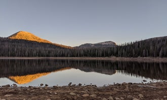 Camping near Alexander Lake Backcountry: Trial Lake Campground, Kamas, Utah