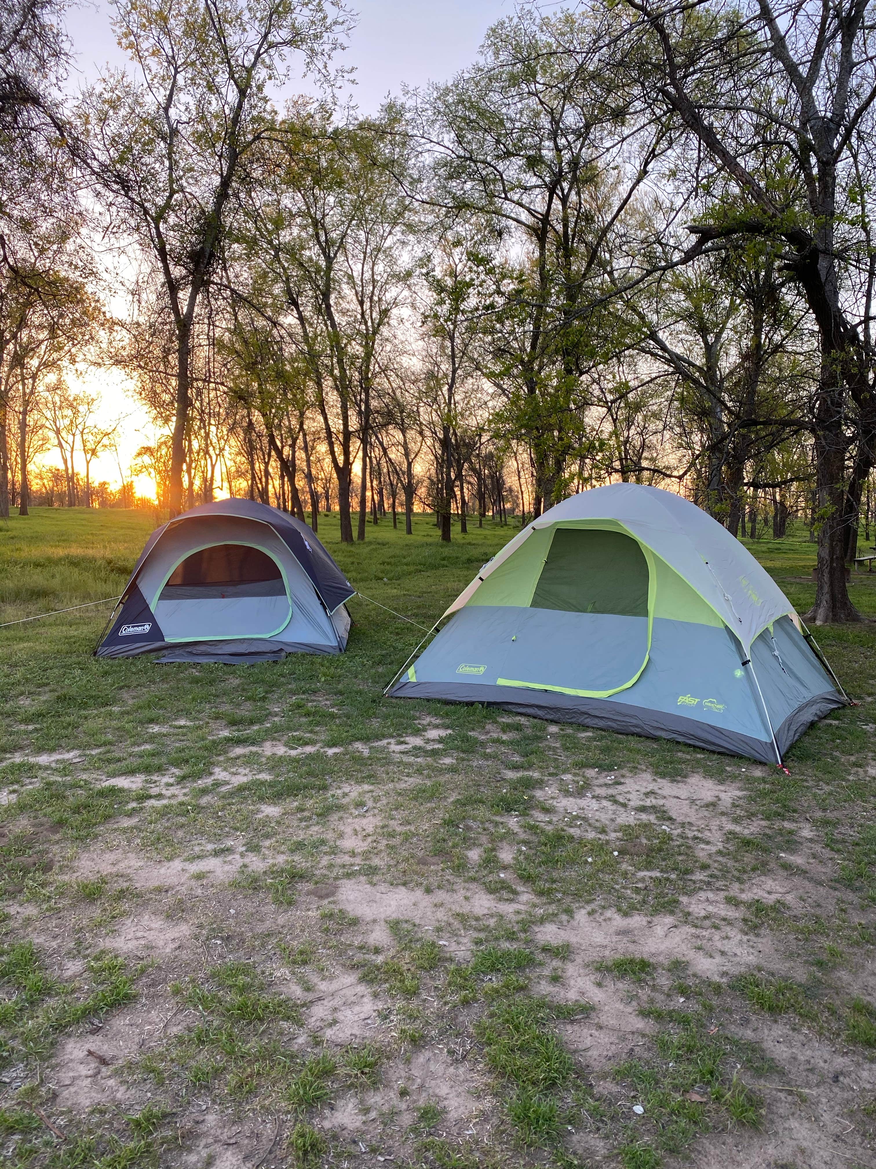 Candice C.'s photo of tent camping at Shaffer Bend Recreation Area near Killeen, TX