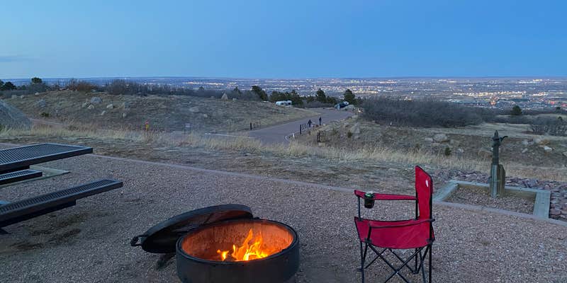 Camper submitted image from Raptor Glenn Campground — Cheyenne Mountain State Park