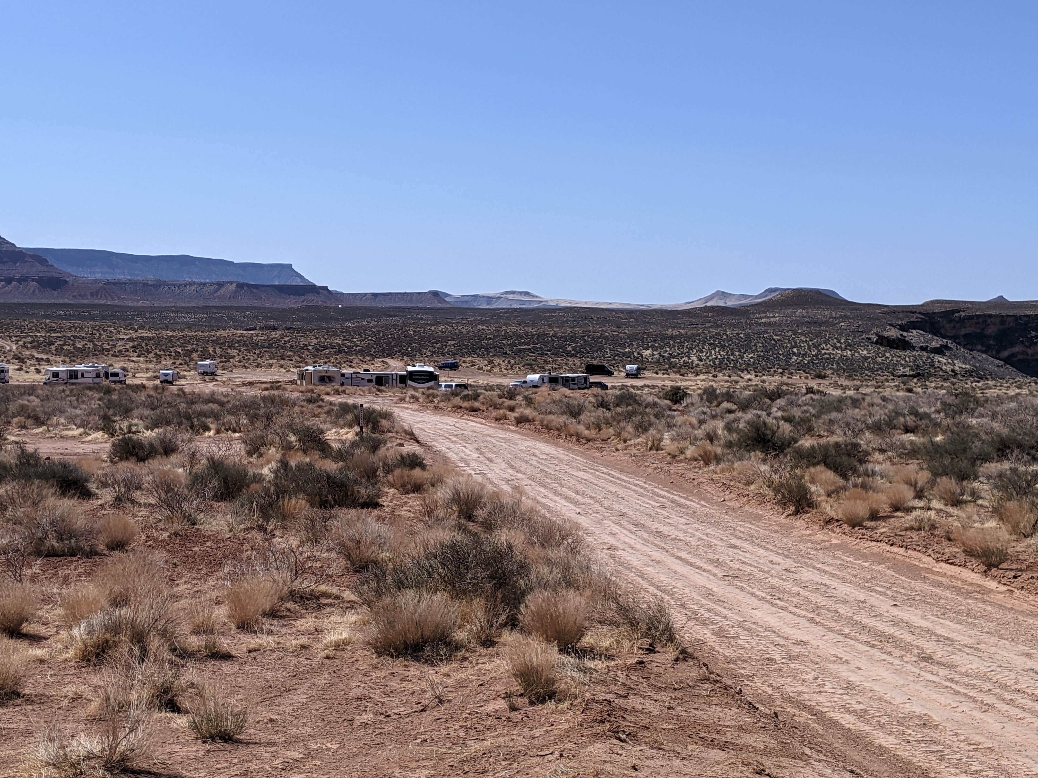 Camper submitted image from LaVerkin Overlook Road Dispersed - 2