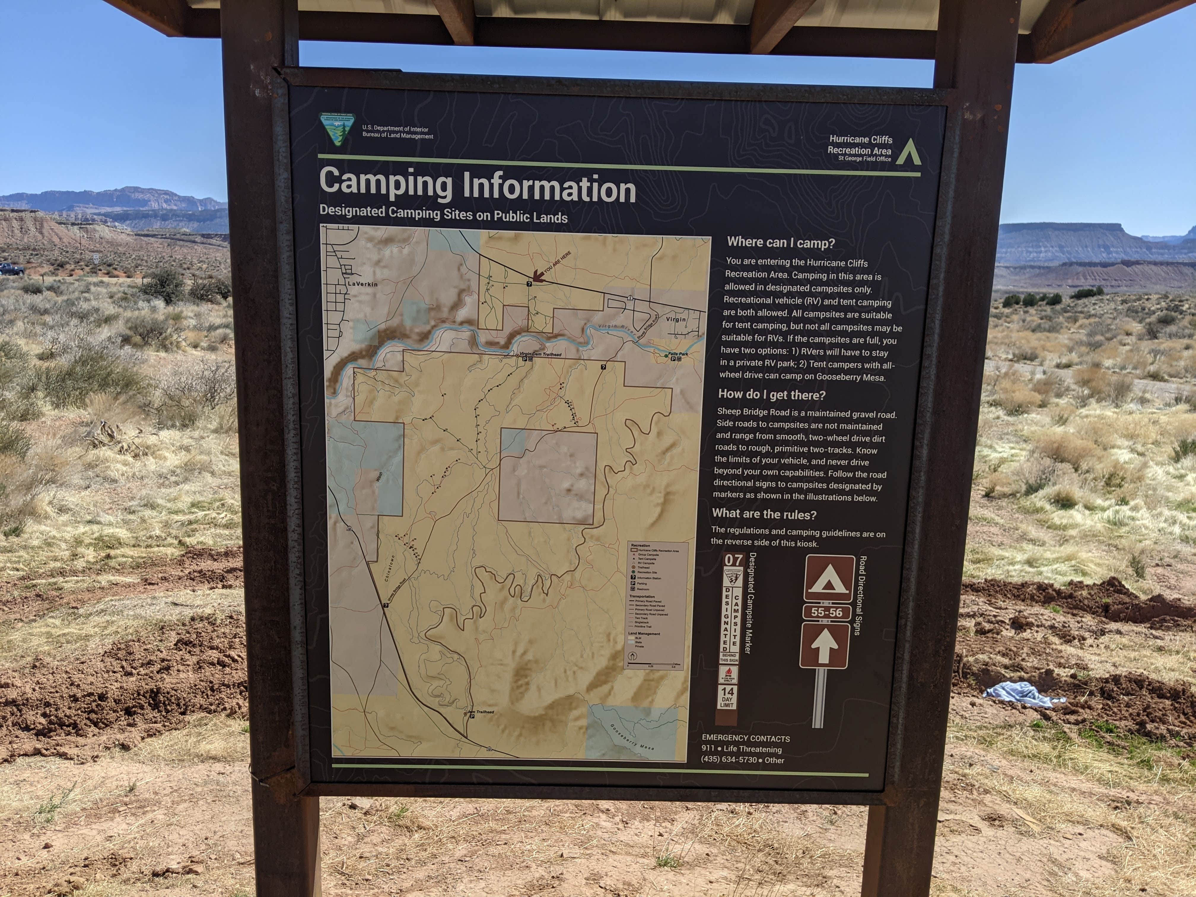 Camper submitted image from Hurricane Cliffs BLM dispersed #49-53 - 4