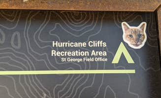 Greg L.'s photo of camping with pets at Hurricane Cliffs BLM Dispersed Sites 20-35 spur near Leeds, UT