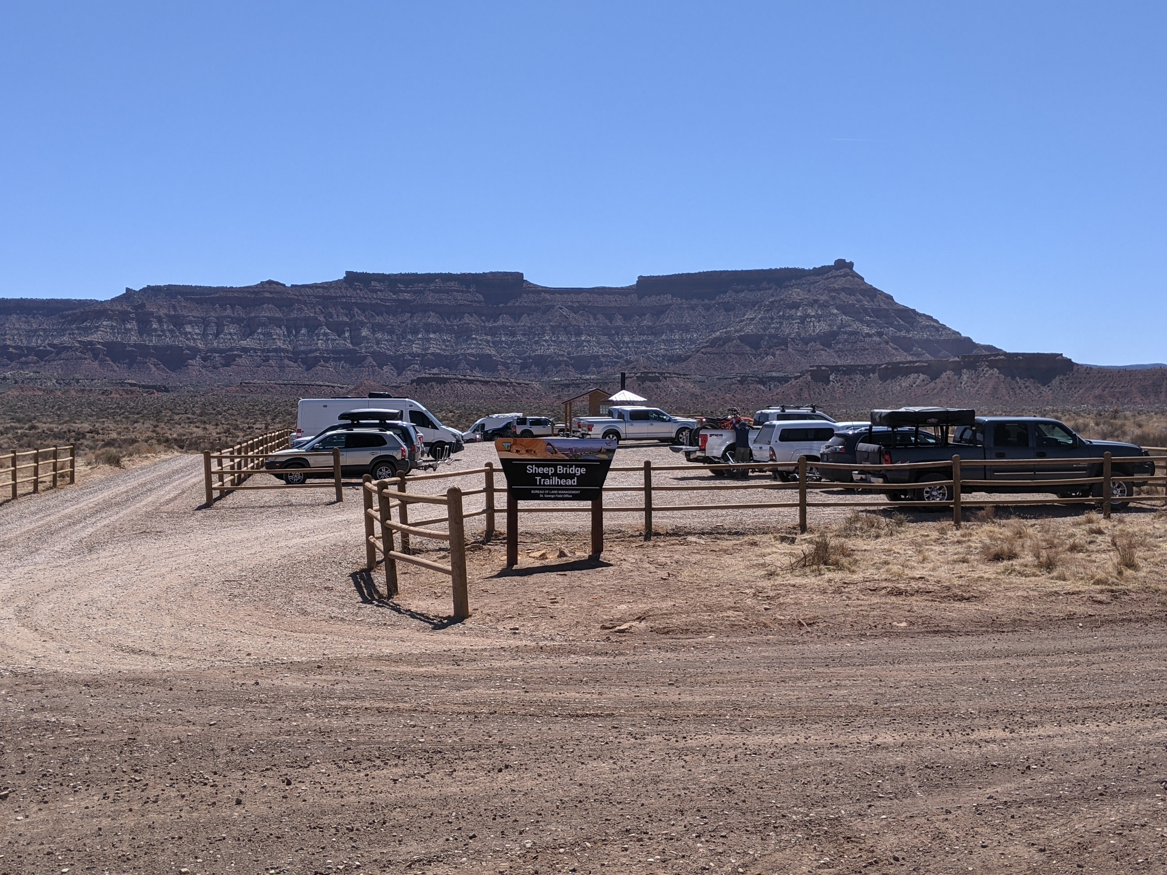 Camper submitted image from Hurricane Cliffs BLM Dispersed Sites 20-35 spur - 2