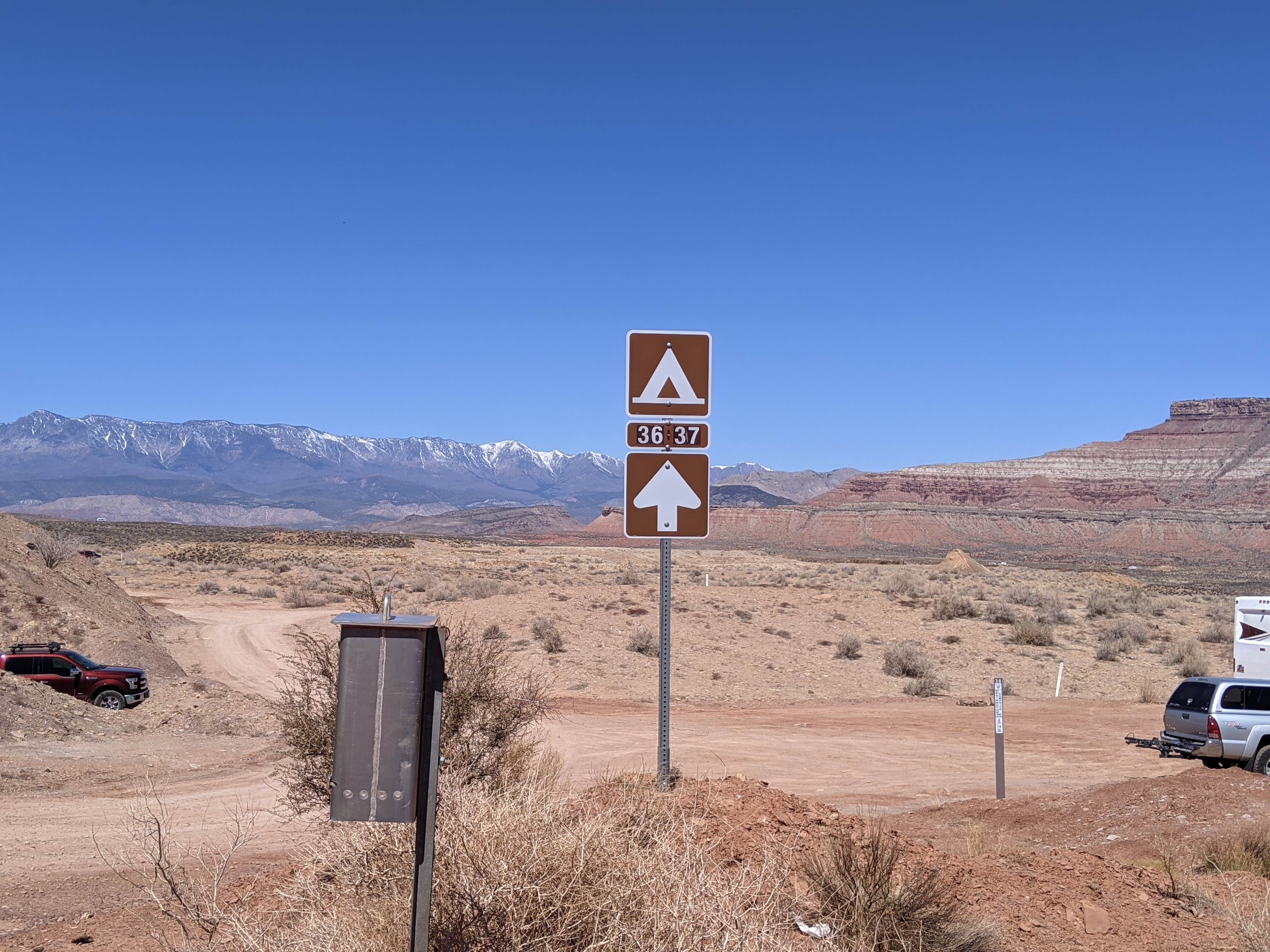 Camper submitted image from Hurricane Cliffs BLM Dispersed #36-37 - 4