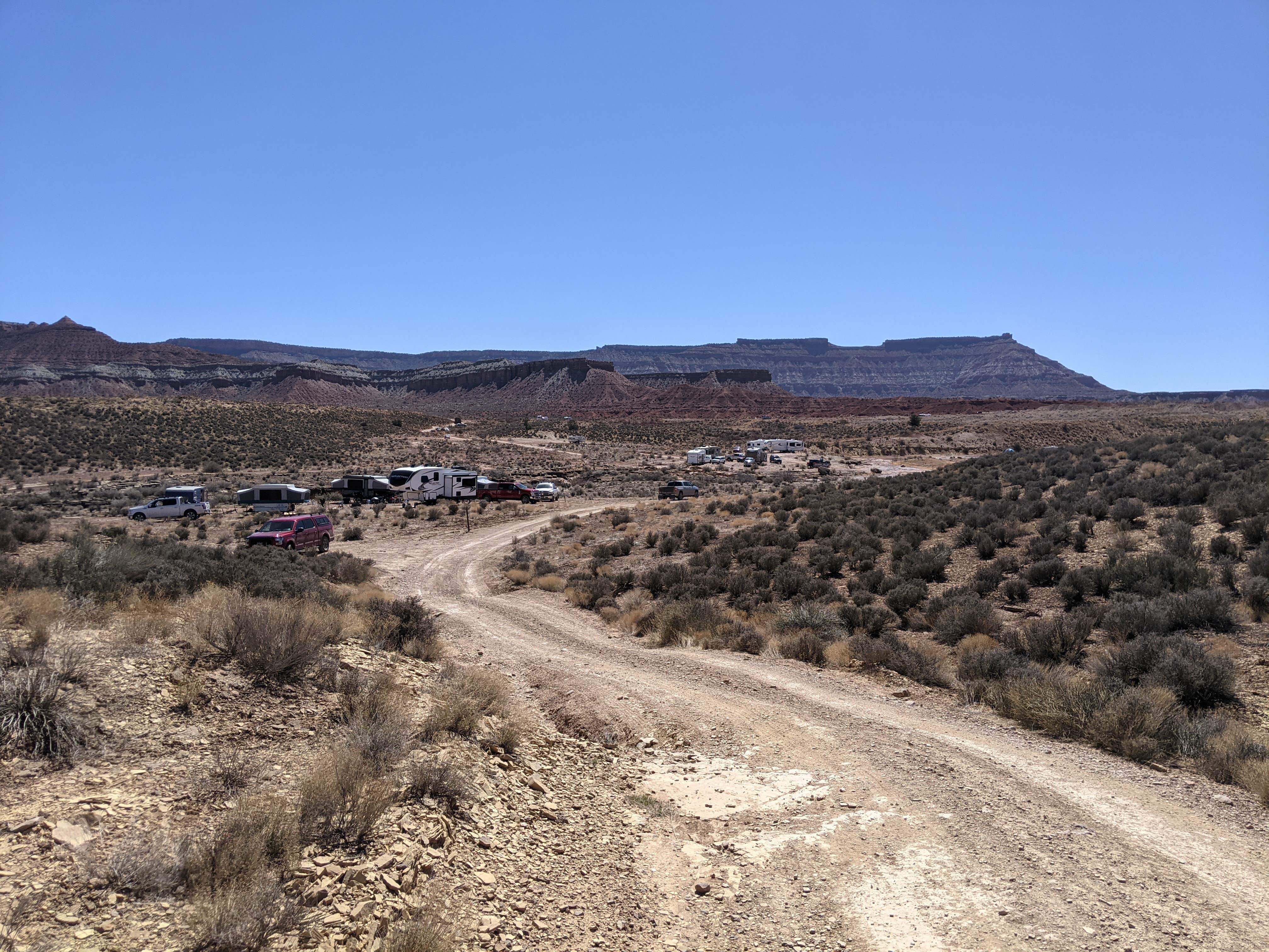 Camper submitted image from Hurricane Cliffs BLM Dispersed sites 40-48 - 2