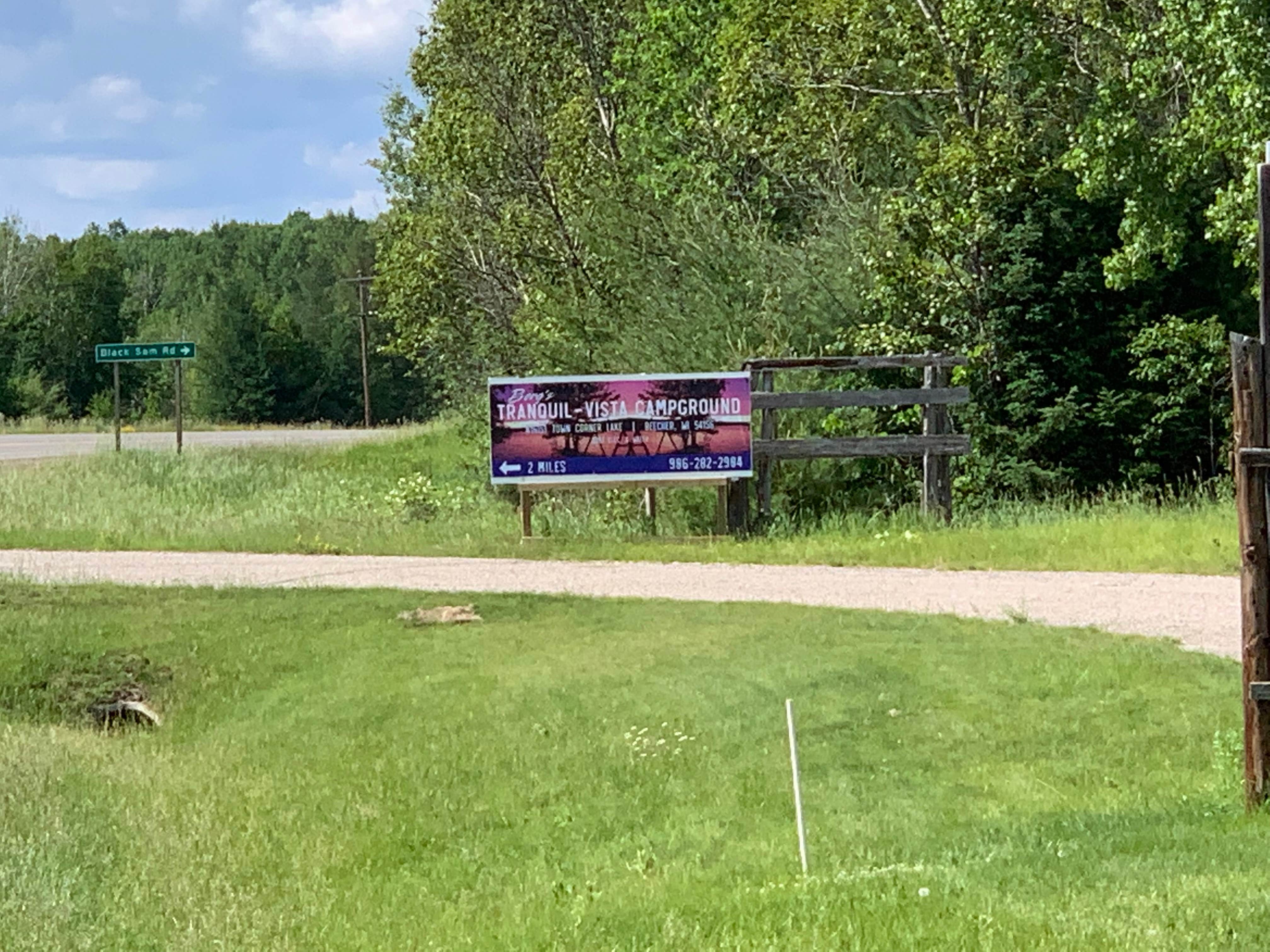 Camper-submitted photo at Tranquil~Vista Campground near Amberg, WI