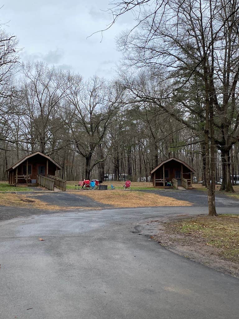 MickandKarla W.'s photo of glamping accommodations at Bull Run Regional Park near Indian Head, MD