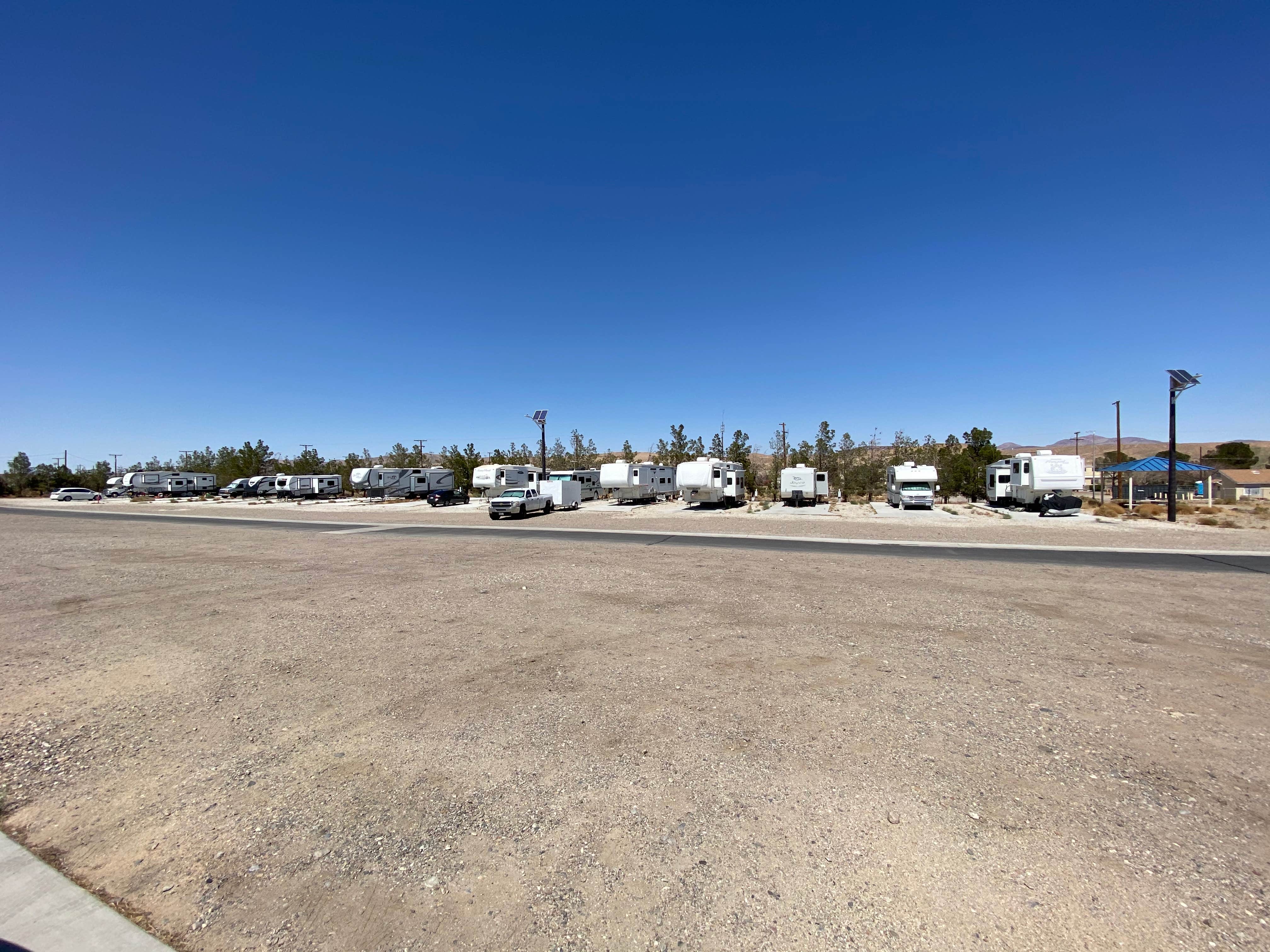 Camper submitted image from Military Park Barstow Marine Corps Logistics Base Oasis RV Park - 1