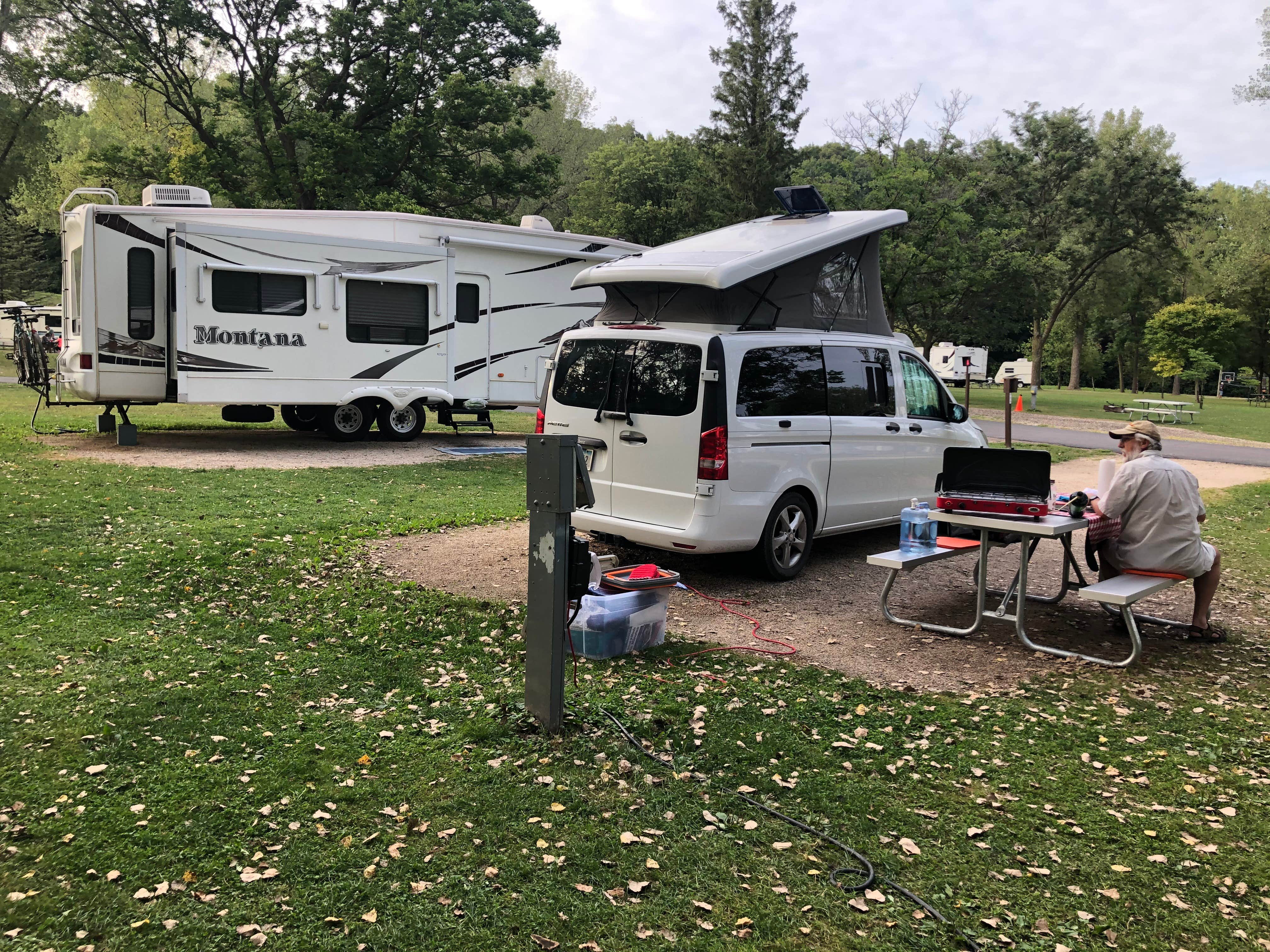 Lee D.'s photo of rv camping at Pulpit Rock Campground near Floyd, IA