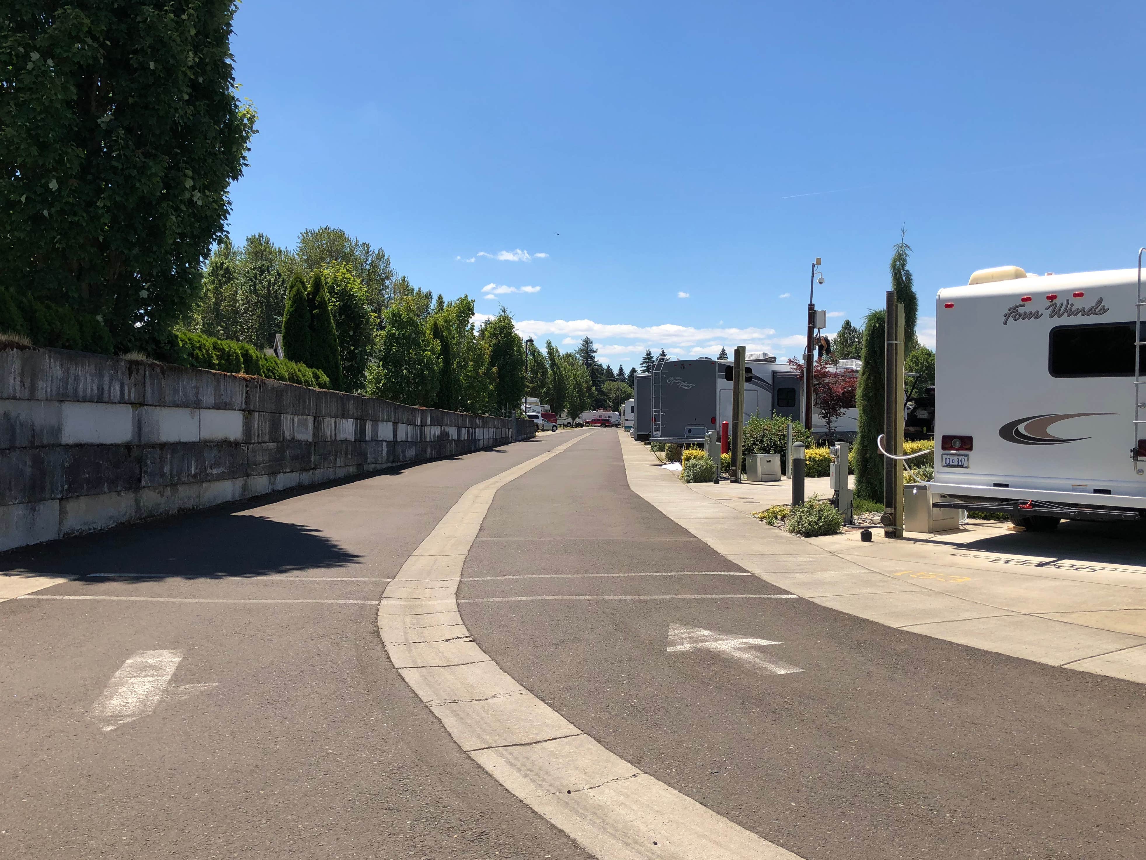 Corinna B.'s photo of rv camping at Columbia River RV Park near Cougar, WA