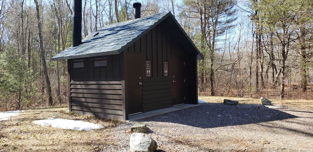 Jean C.'s photo of a cabin at Hopeville Pond State Park Campground near Warwick, RI