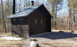 Jean C.'s photo of a cabin at Hopeville Pond State Park Campground near Ivoryton, CT