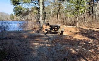 Jean C.'s photo of camping with pets at Hopeville Pond State Park Campground near Mystic, CT