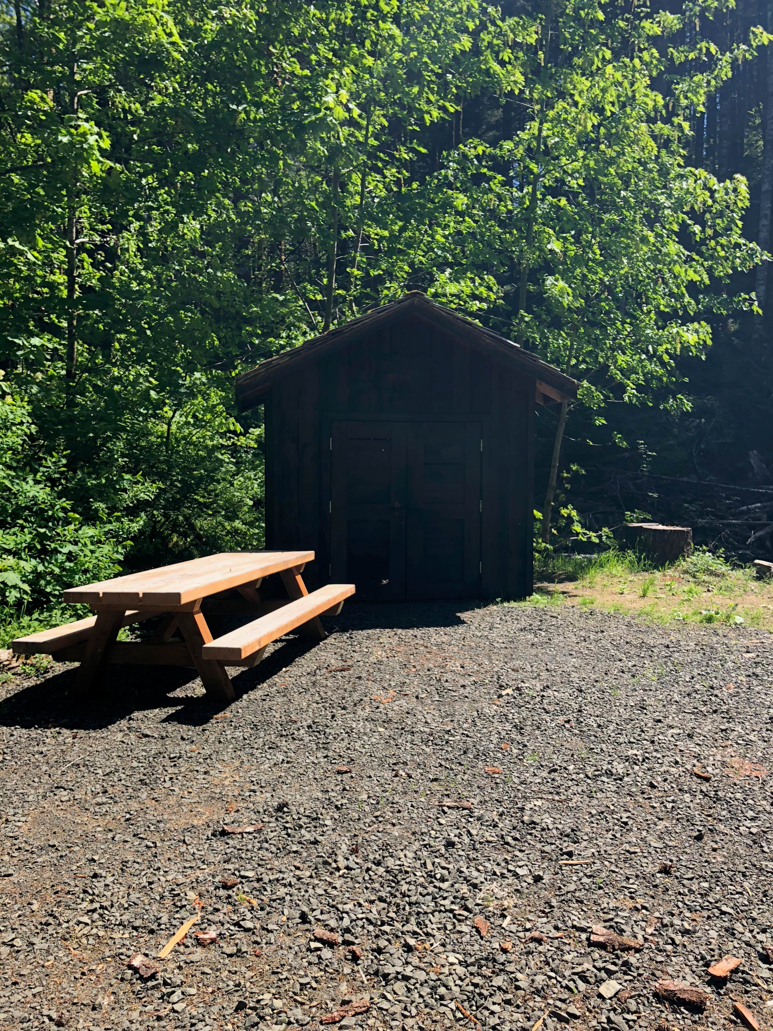 Corinna B.'s photo of glamping accommodations at Gales Creek Campground near Hillsboro, OR