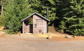 Corinna B.'s photo of a cabin at Clear Lake Campground near Wishram, WA