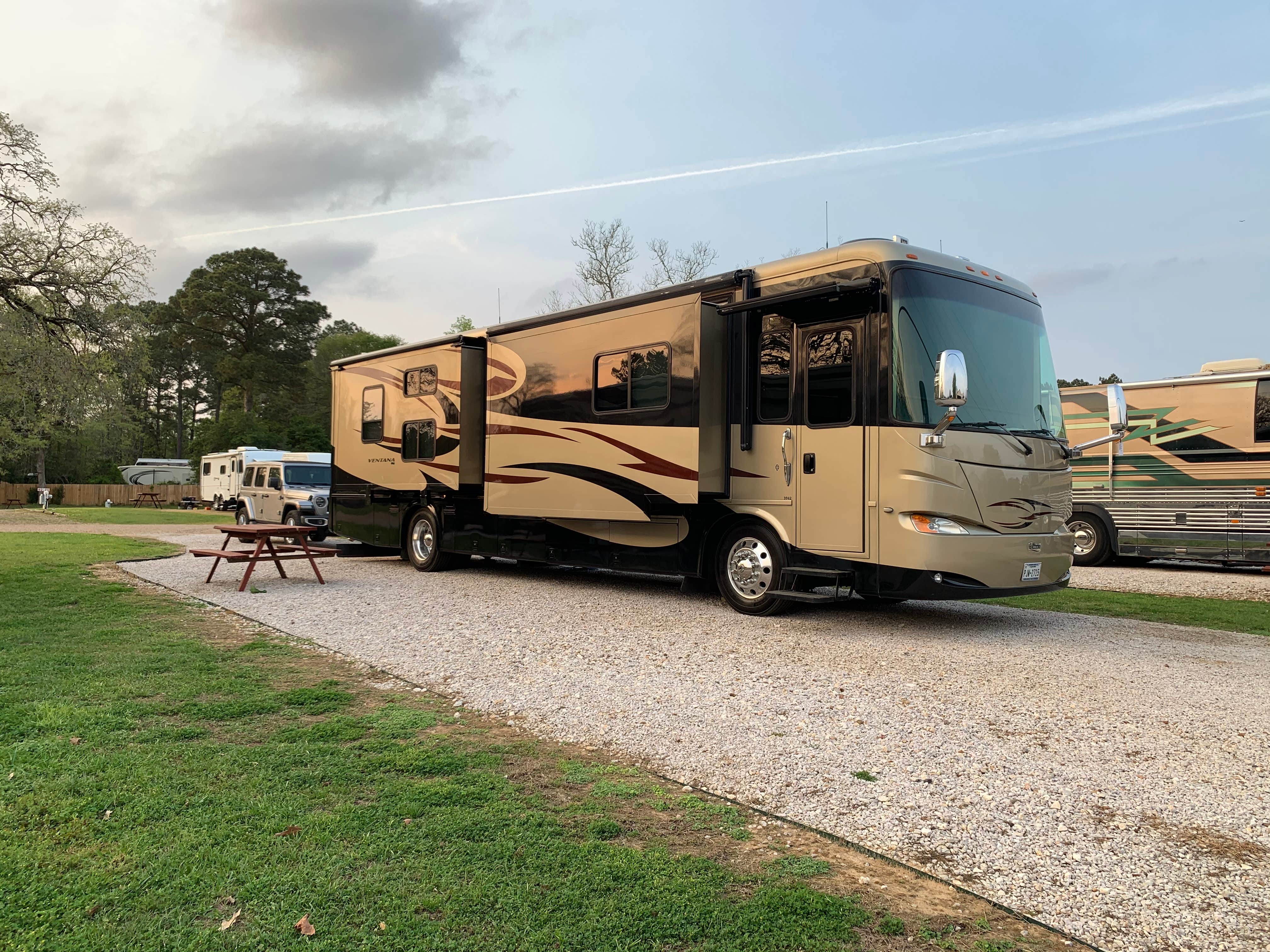 Jen O.'s photo of rv camping at Rainbow's End RV Park near Shepherd, TX
