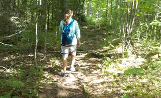 Sarah C.'s photo of camping with pets at New Discovery State Park Campground in Vermont