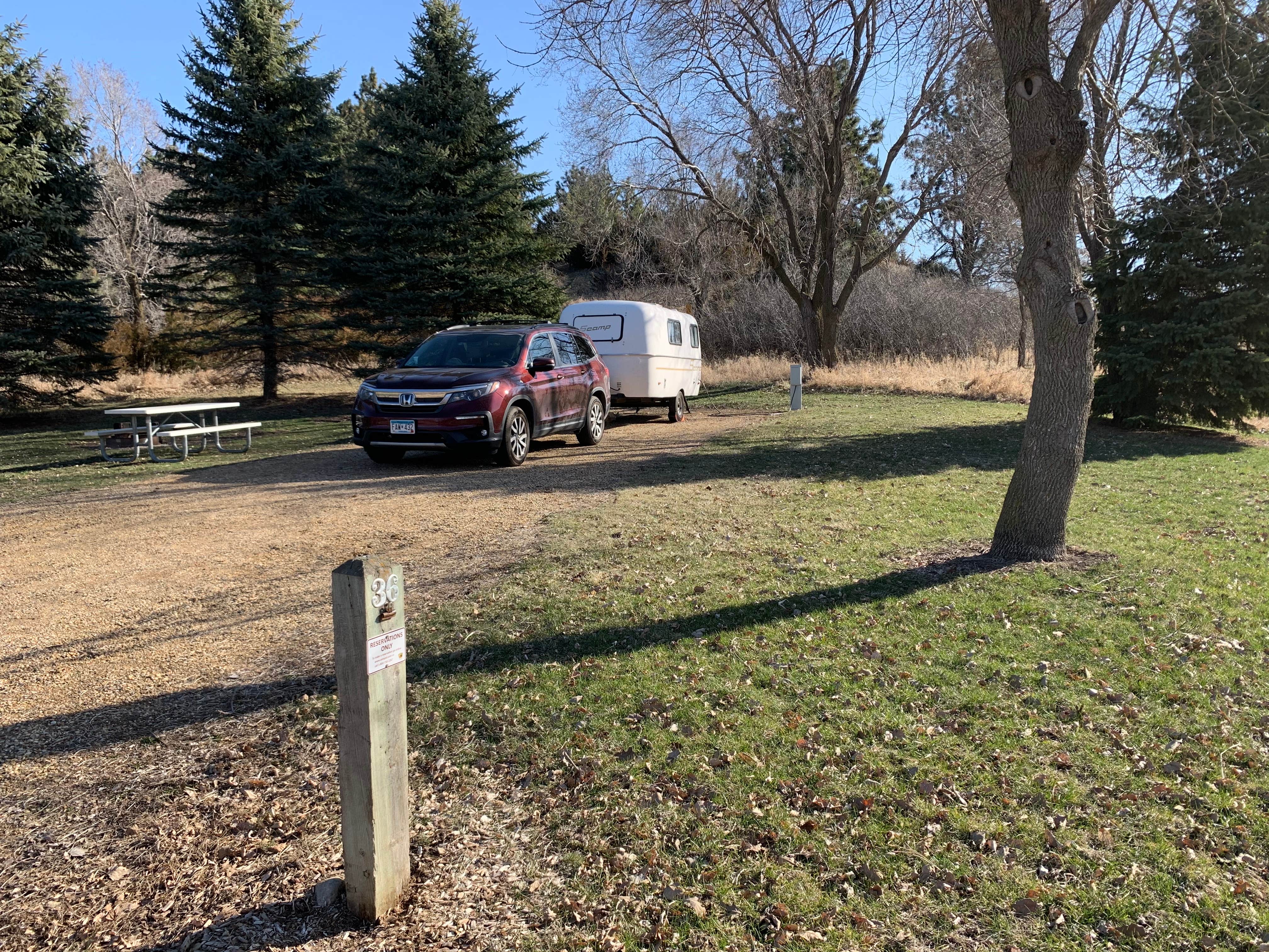 Andrea's photo of rv camping at Lake Vermillion Recreation Area near Canistota, SD