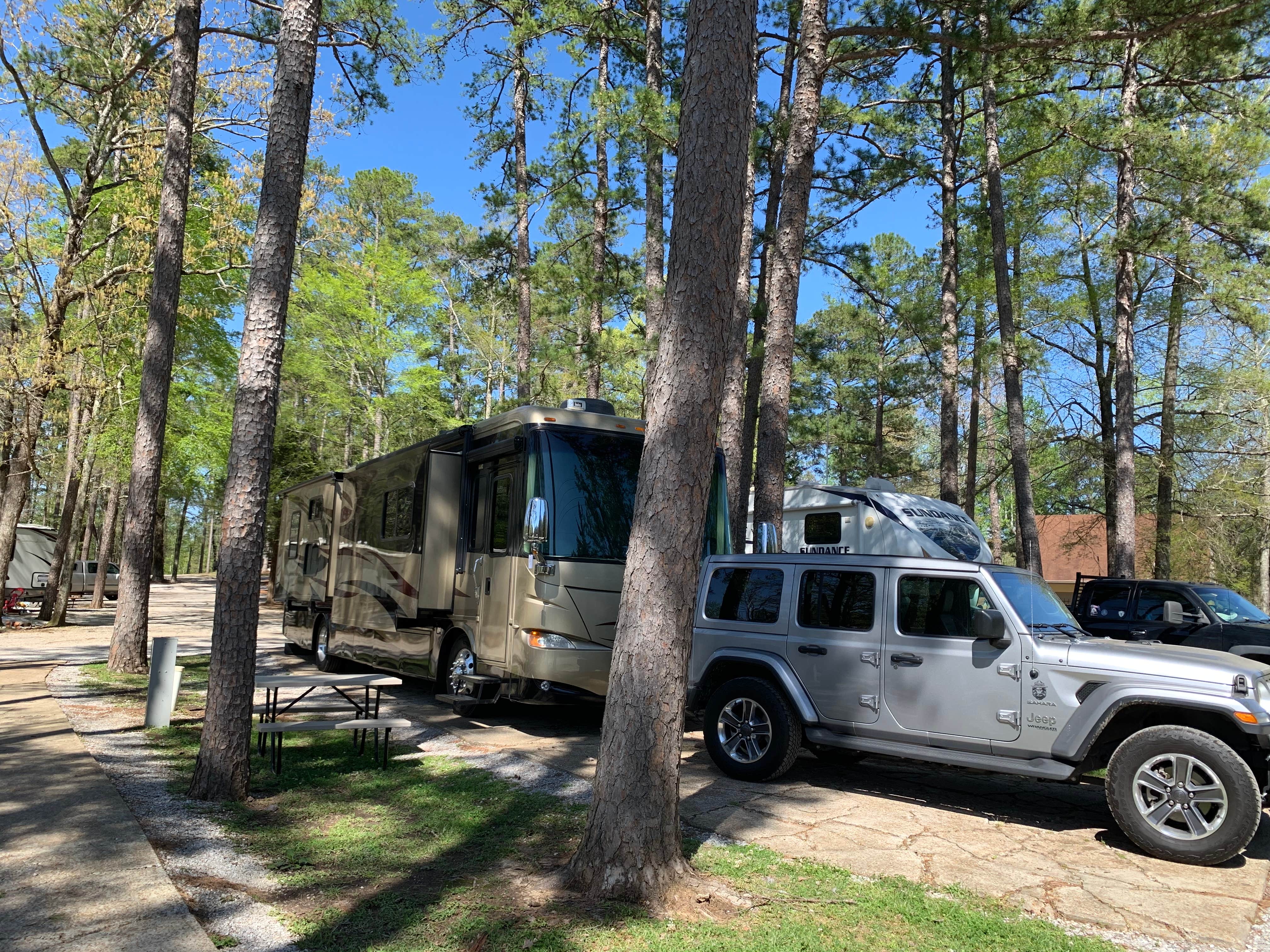 Jen O.'s photo of rv camping at Meridian East-Toomsuba KOA near Black Warrior and Tombigbee Lakes