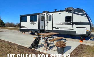 Andrea F.'s photo of camping with pets at Mt. Gilead / Mid-Ohio KOA near Galena, OH