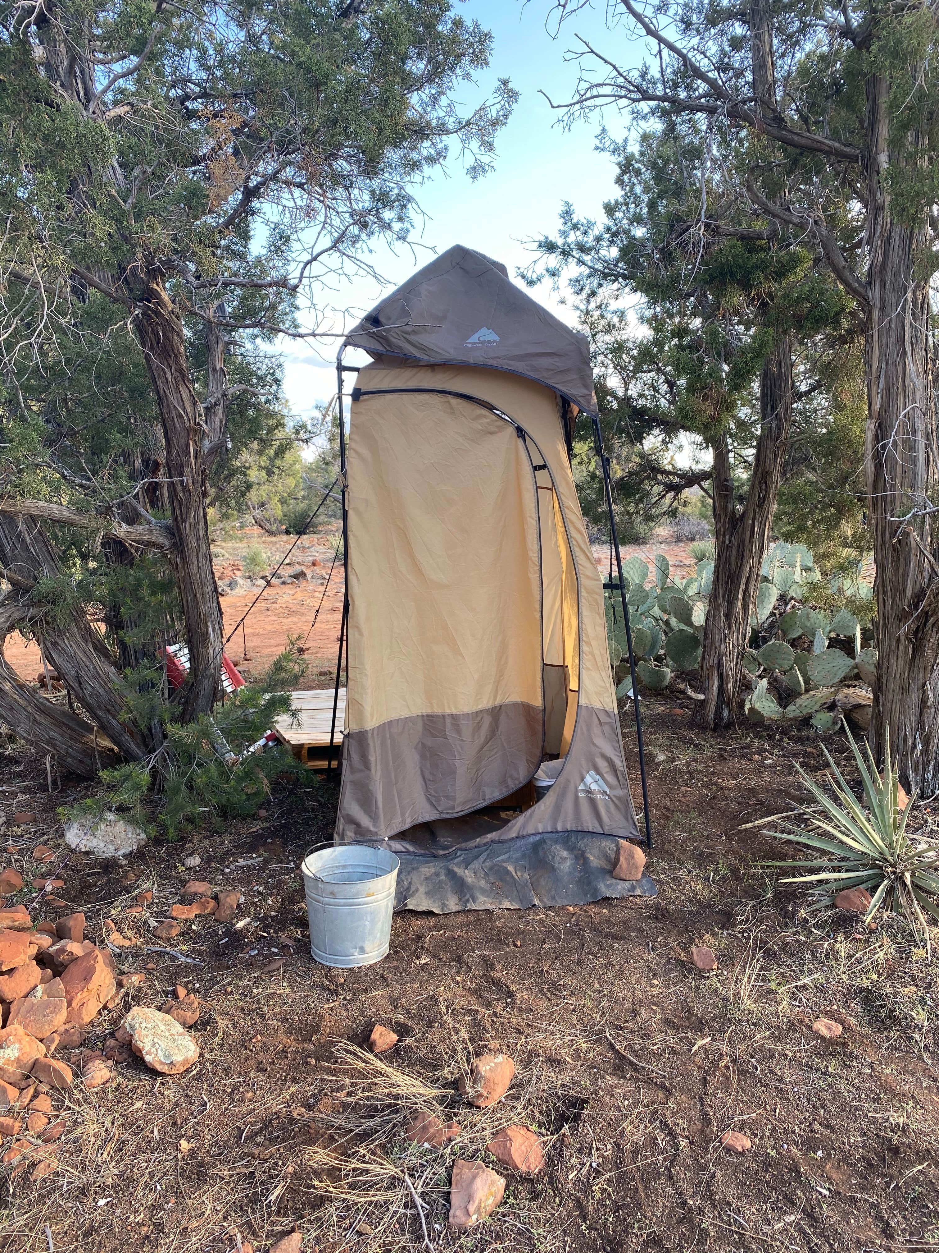 Jamie C.'s photo of tent camping at Haak'u Cuervo Canyon Overlook near Prescott, AZ