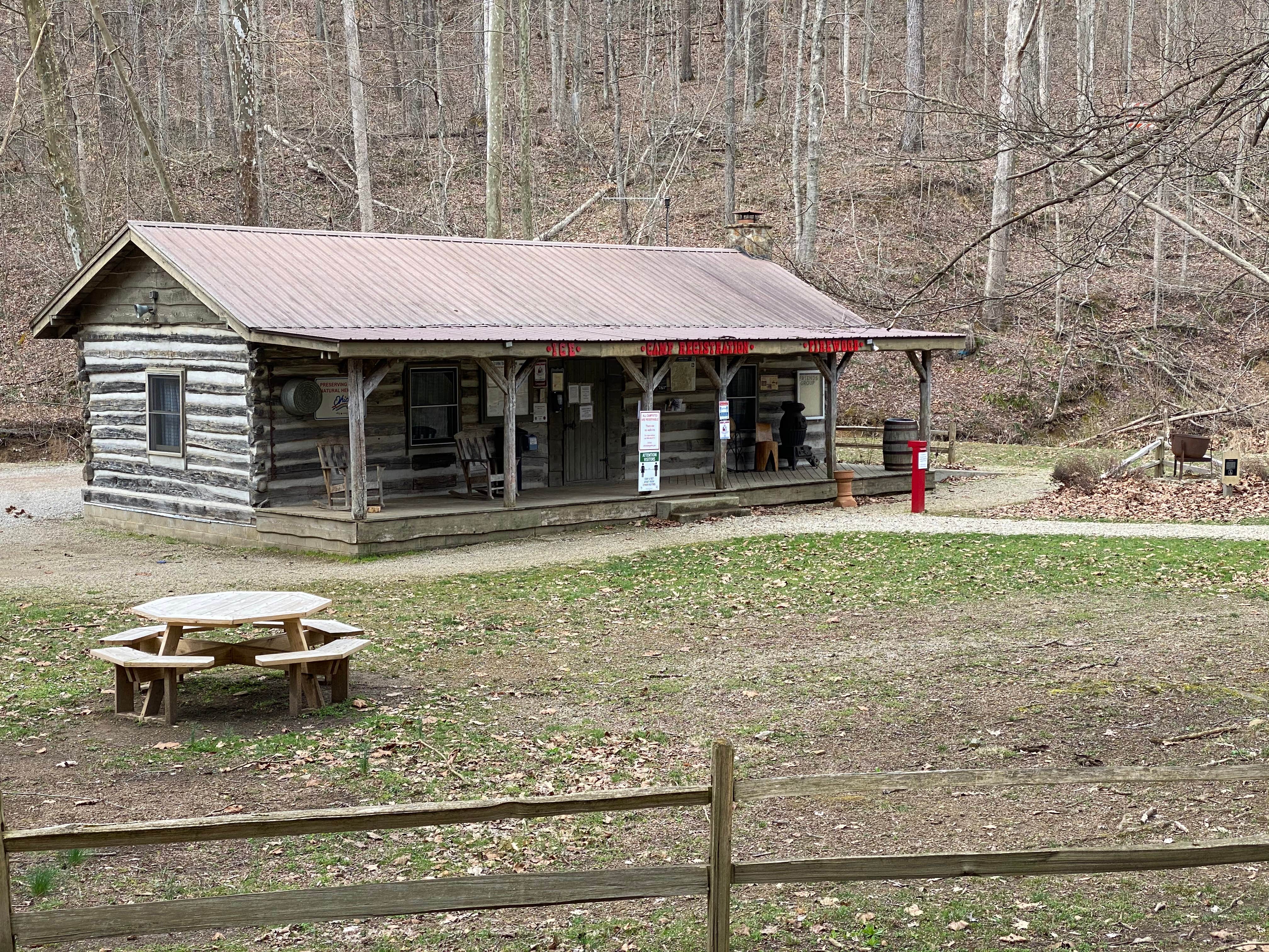 Andrea F.'s photo of glamping accommodations at Tar Hollow State Park Campground near Lockbourne, OH