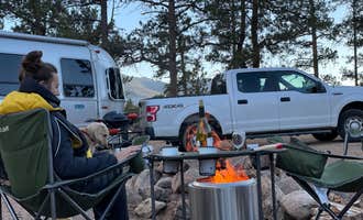 Camping near Tarryall Creek- Dispersed Camping: Badger Flats, Lake George, Colorado