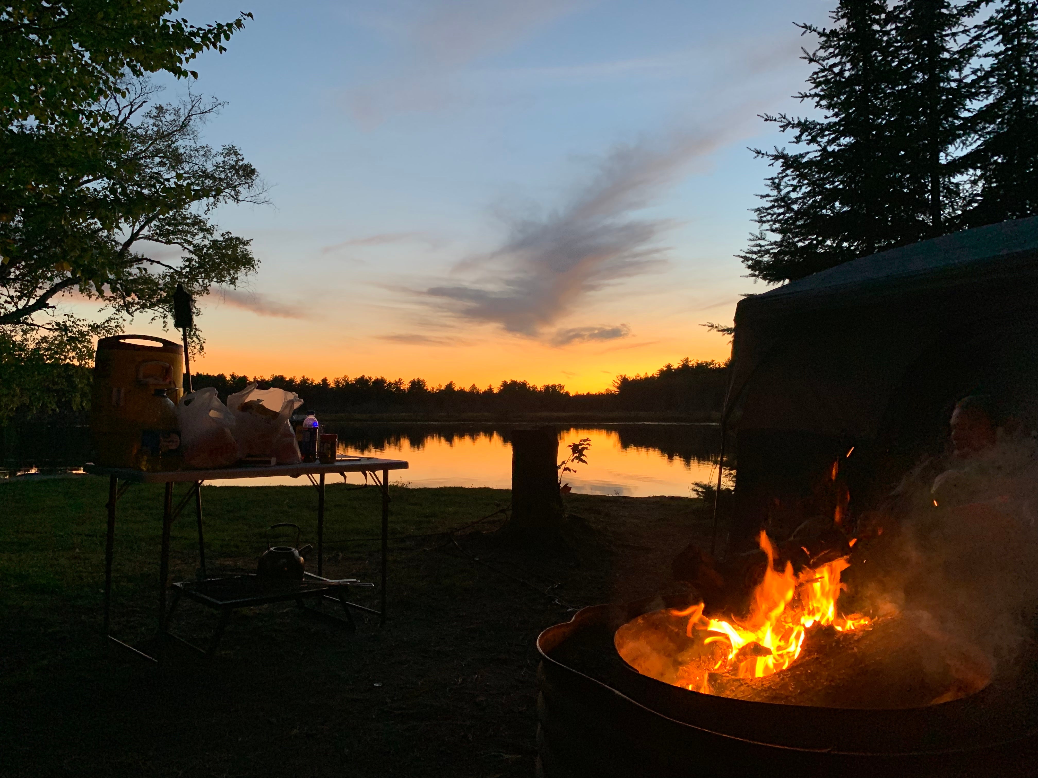 Camper submitted image from Rivermouth Modern Campground — Tahquamenon Falls State Park - 1
