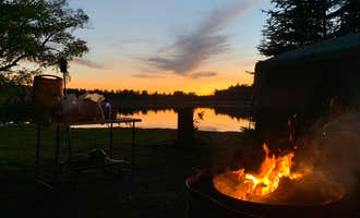 Camping near Lower Falls Campground — Tahquamenon Falls State Park: Rivermouth Modern Campground — Tahquamenon Falls State Park, Paradise, Michigan