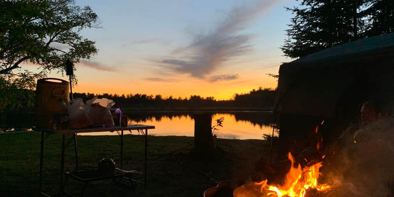 Camper submitted image from Rivermouth Modern Campground — Tahquamenon Falls State Park