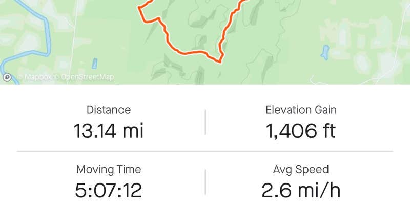 Camper submitted image from Birkhead Mountain Wilderness Area Dispersed