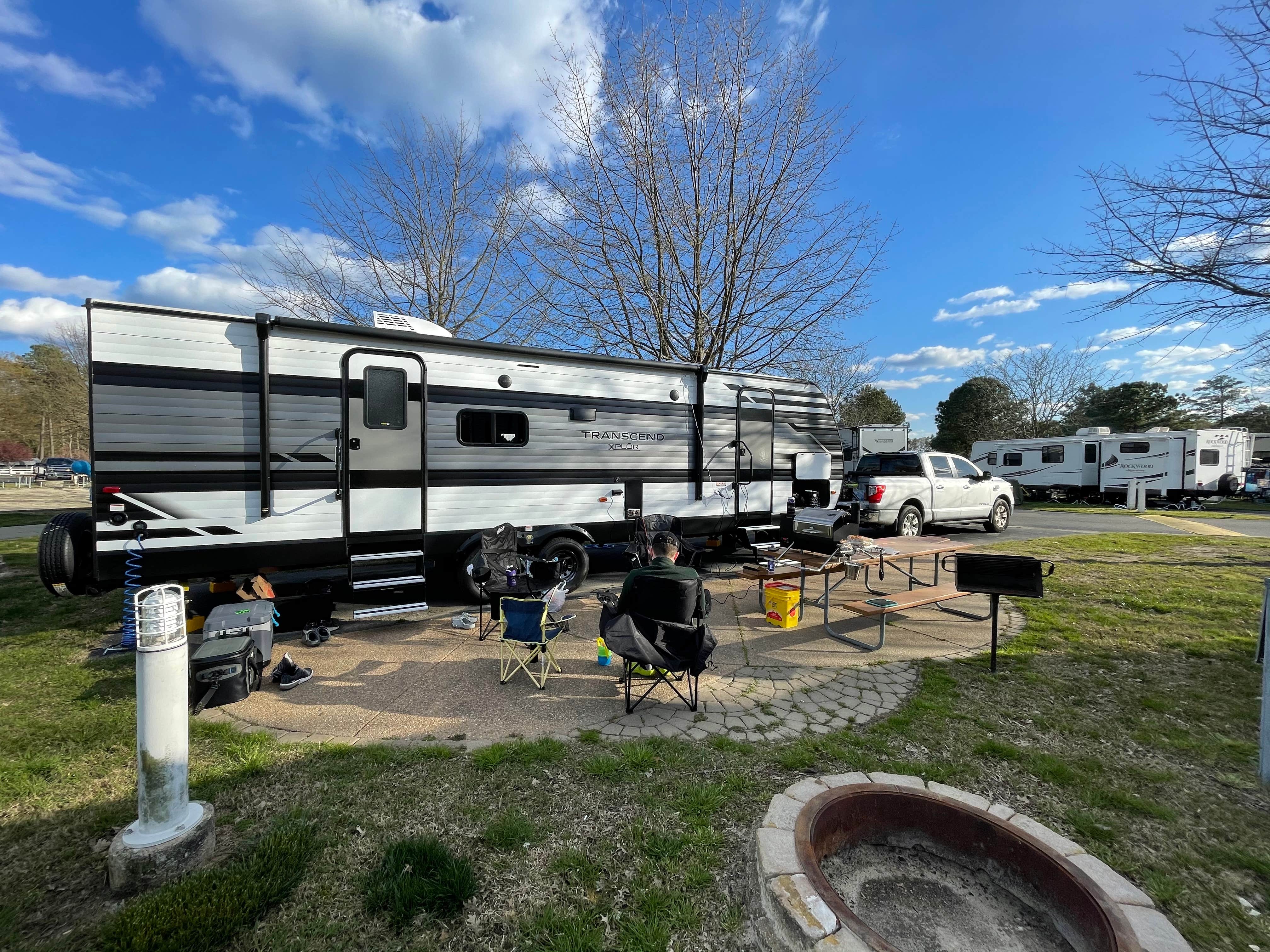 Nick E.'s photo of rv camping at Grey's Point Camp near Montpelier, VA