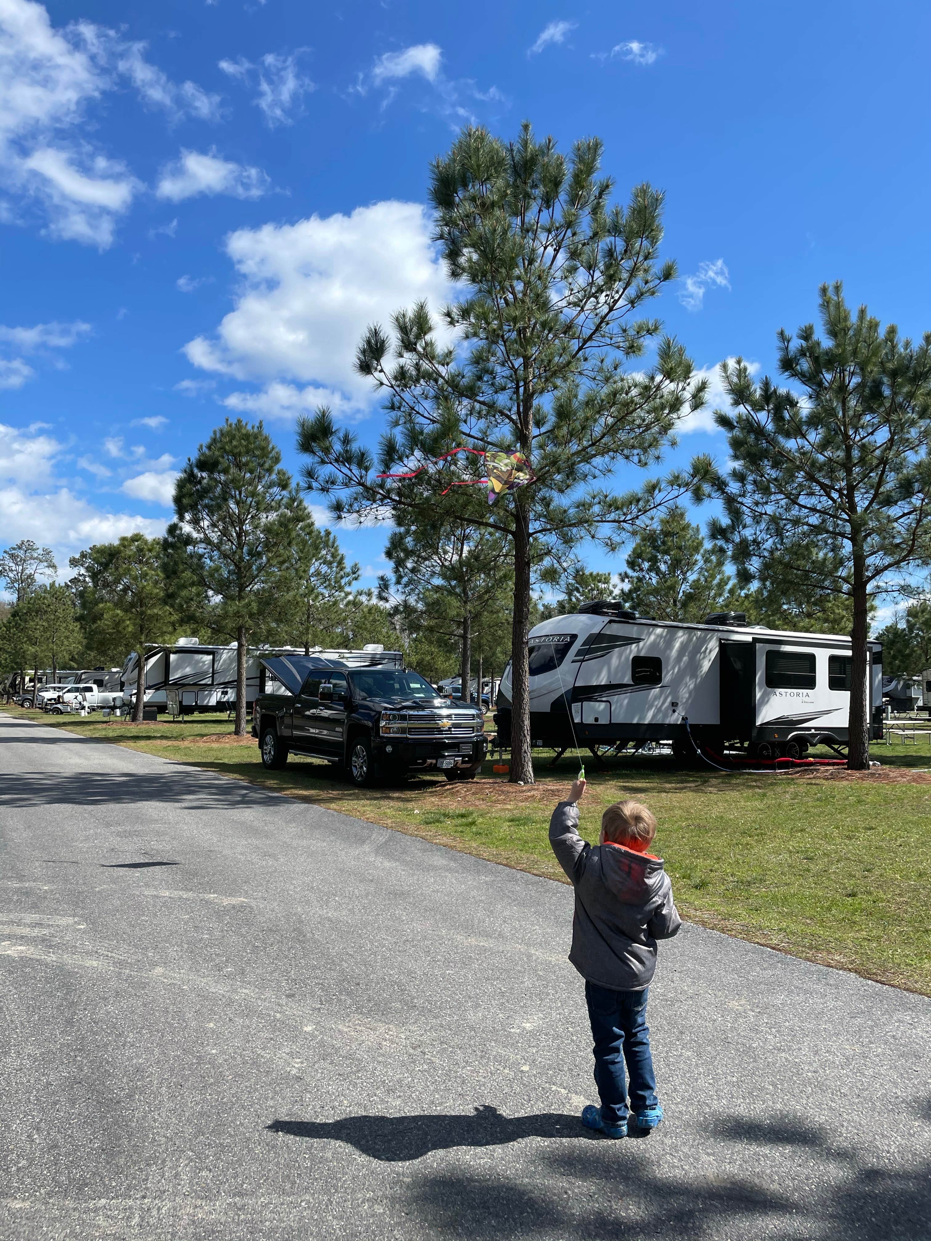 Nick E.'s photo of rv camping at Grey's Point Camp near Carrollton, VA