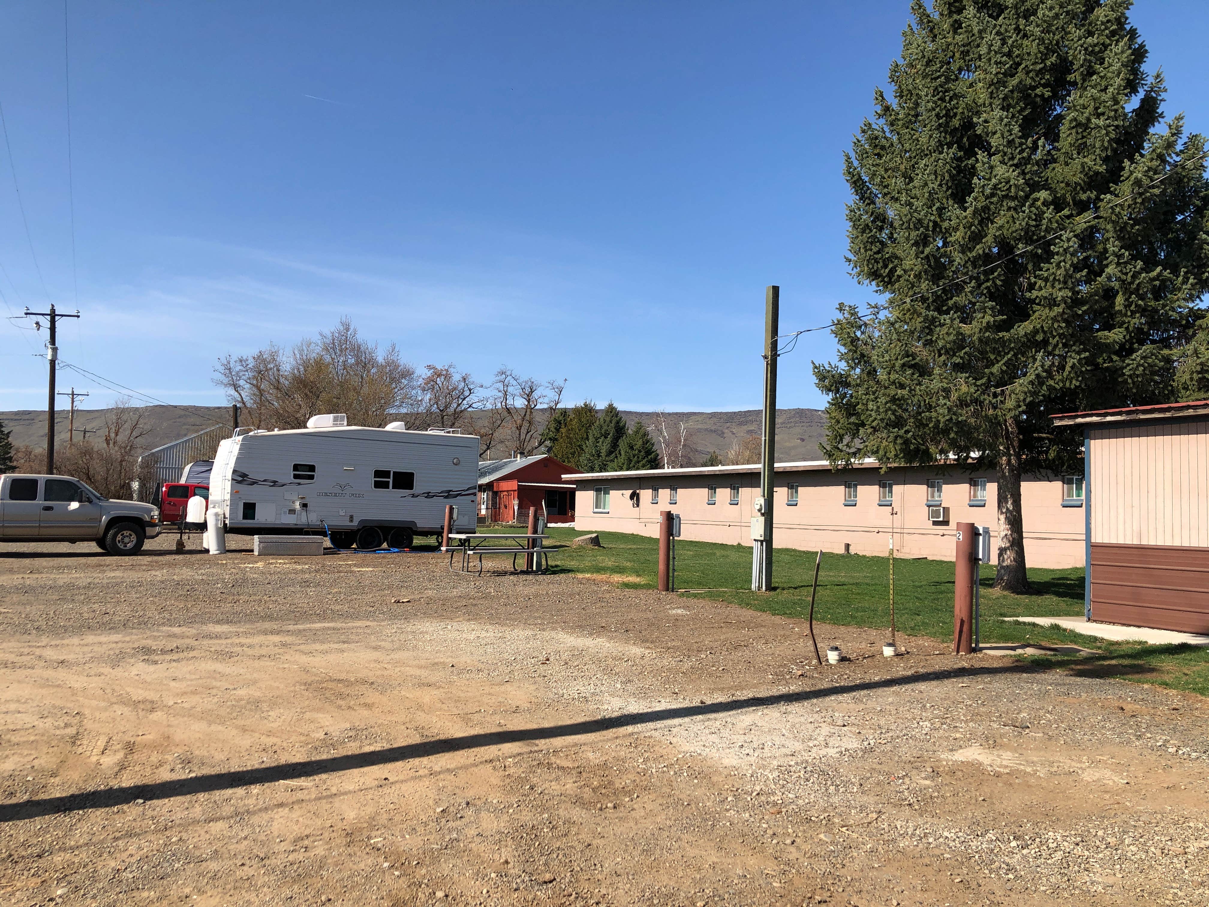 Amy S.'s photo of rv camping at Frontier Motel and RV Park near Mesa, ID
