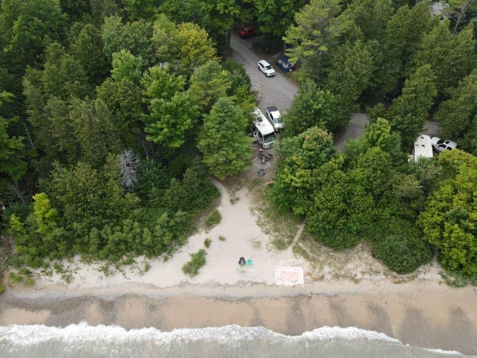 Camper-submitted photo at Harrisville State Park Campground near Oscoda, MI