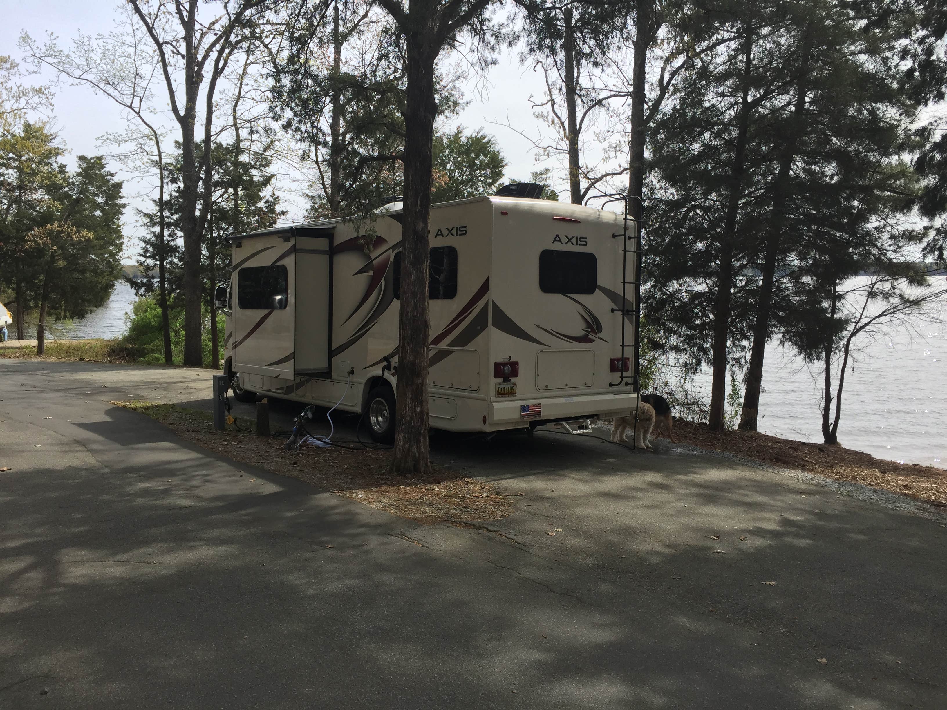 Molly's photo of rv camping at Dreher Island State Park Campground near Francis Marion and Sumter National Forests