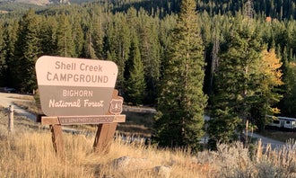 Camping near Ranger Creek: Shell Creek, Shell, Wyoming