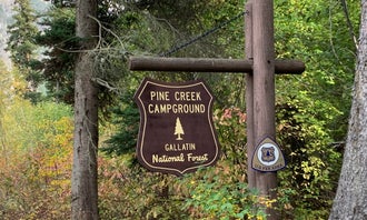Camping near Hicks Park: Pine Creek Campground, Pray, Montana