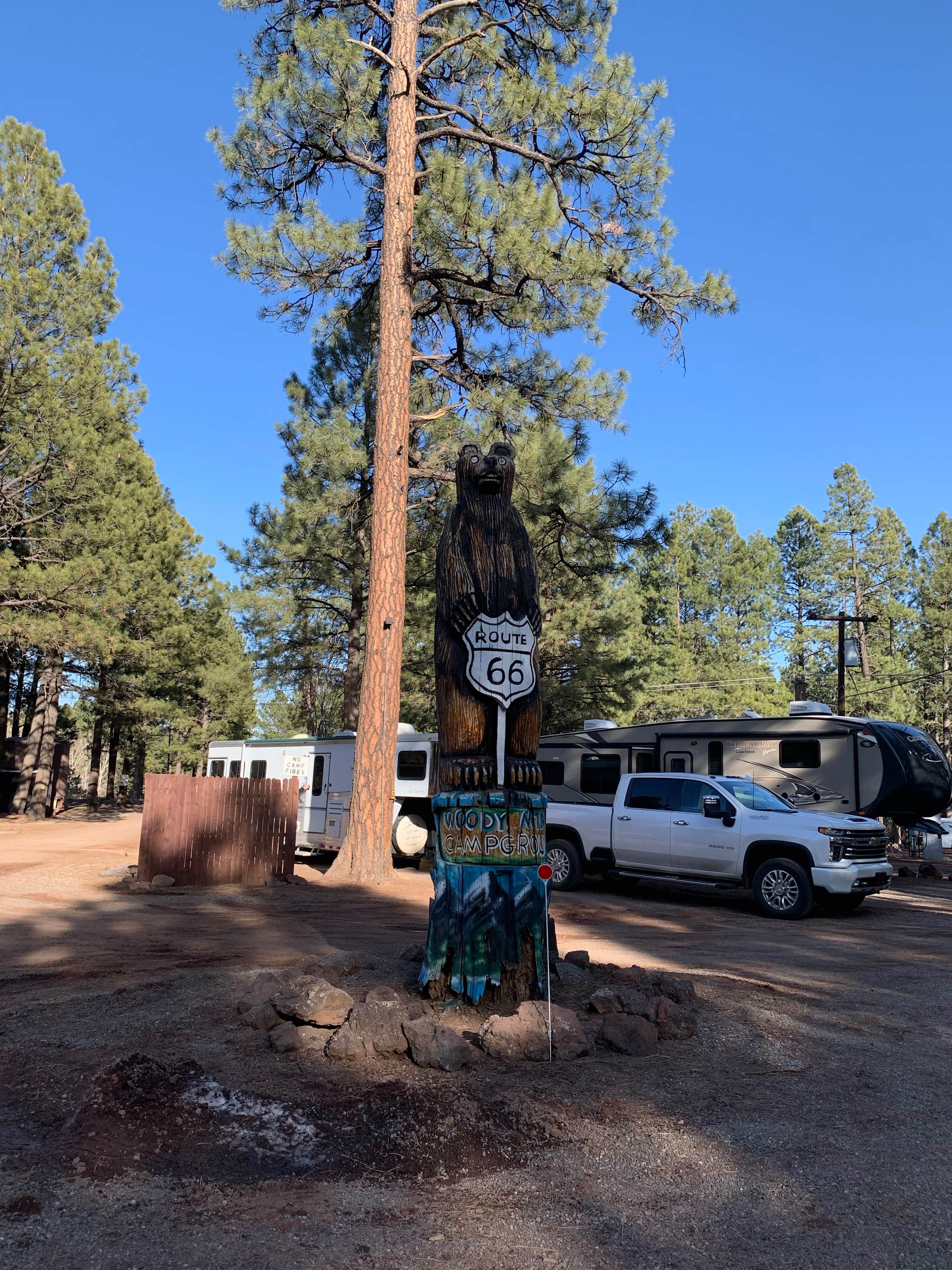 Cindy E.'s photo of rv camping at Woody Mountain Campground & RV Park near Mormon Lake, AZ