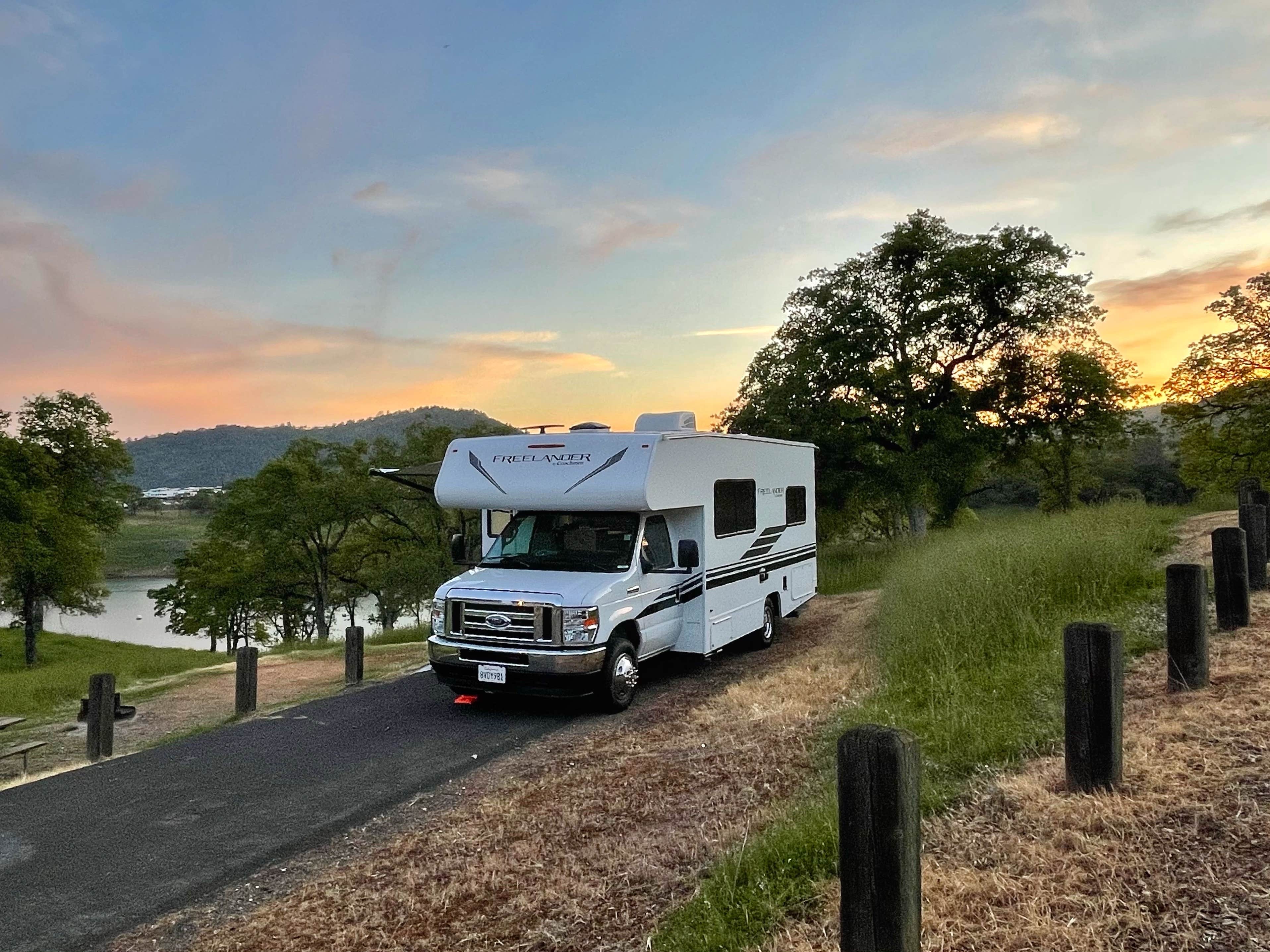 Lori T.'s photo of rv camping at USBR Gloryhole Rec Area Big Oak Campground near Long Barn, CA