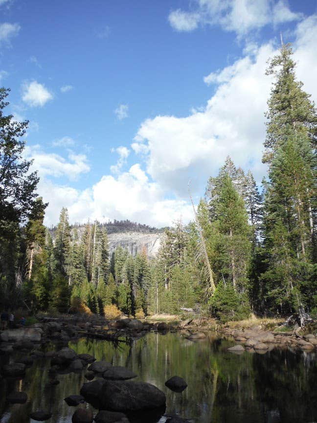 Camper submitted image from Little Yosemite Valley Campground - 1