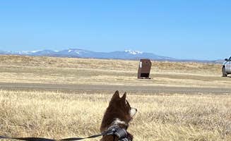 Sheridan L.'s photo of camping with pets at Lake 13-Maxwell National Wildlife Refuge near Capulin, NM