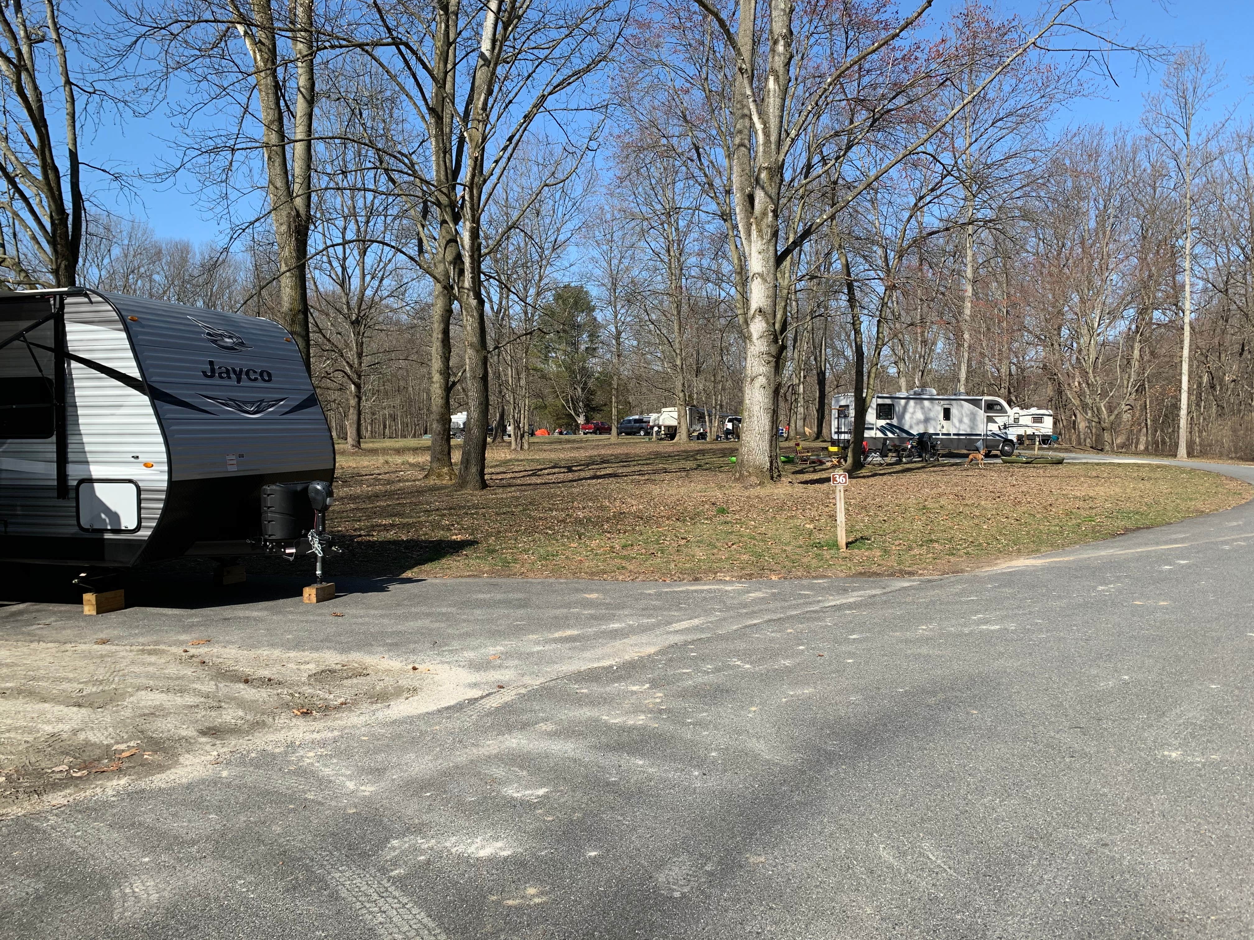 Laure D.'s photo of rv camping at Lums Pond State Park Campground near Gradyville, PA
